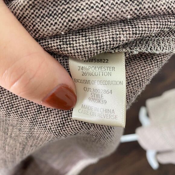 Max Studio Preppy Matching Pink White Tweet 2 Piece Set Skirt And Blouse Top M - Picture 7 of 8